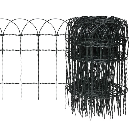 Gard delimitare grădină fier vopsit electrostatic 10 x 0,4 m - WALTI WALTI