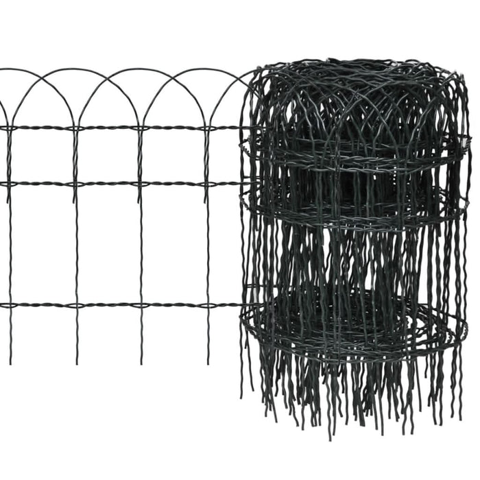 Gard delimitare grădină fier vopsit electrostatic 10 x 0,4 m - WALTI WALTI