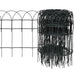 Gard delimitare grădină fier vopsit electrostatic 10 x 0,4 m - WALTI WALTI