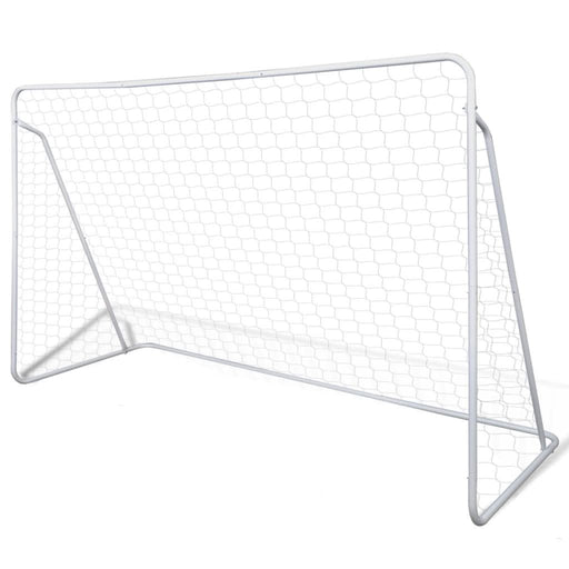 Poartă de fotbal din oțel calitate superioară set 240 x 90 x 150 cm - WALTI WALTI
