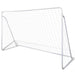 Poartă de fotbal din oțel calitate superioară set 240 x 90 x 150 cm - WALTI WALTI