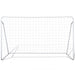 Poartă de fotbal din oțel calitate superioară set 240 x 90 x 150 cm - WALTI WALTI