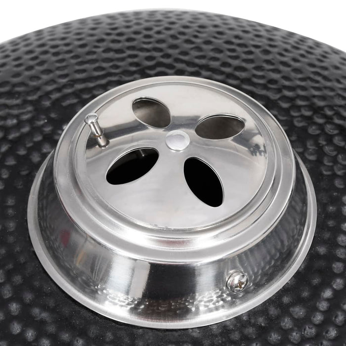 Grătar cu afumătoare Kamado, 76 cm, ceramică - WALTI WALTI