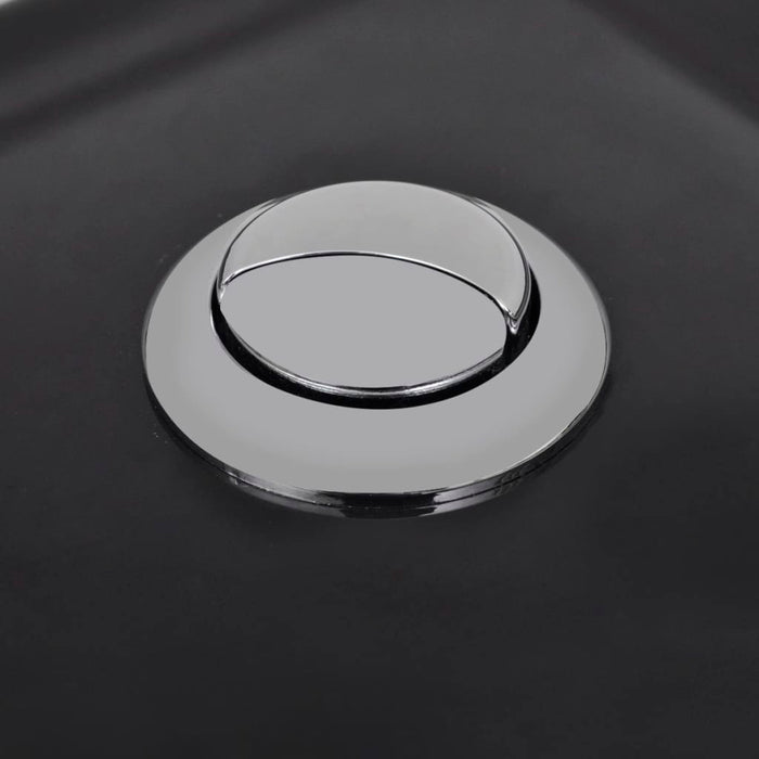 Vas toaletă din ceramică, WC baie de colț, negru - WALTI WALTI