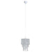 Candelabru cu pandantiv din cristal, 22,5 x 30,5 cm - WALTI WALTI
