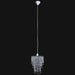 Candelabru cu pandantiv din cristal, 22,5 x 30,5 cm - WALTI WALTI
