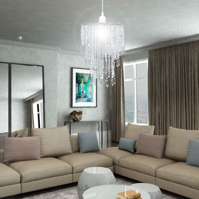 Candelabru cu pandantiv din cristal, 22,5 x 30,5 cm - WALTI WALTI