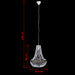 Candelabru pandantiv cu cristale, 36,5 x 46 cm - WALTI WALTI