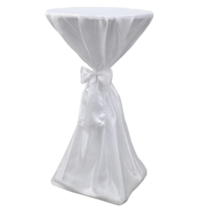 Husă de masă albă, 70 cm, cu fundă, 2 buc - WALTI WALTI