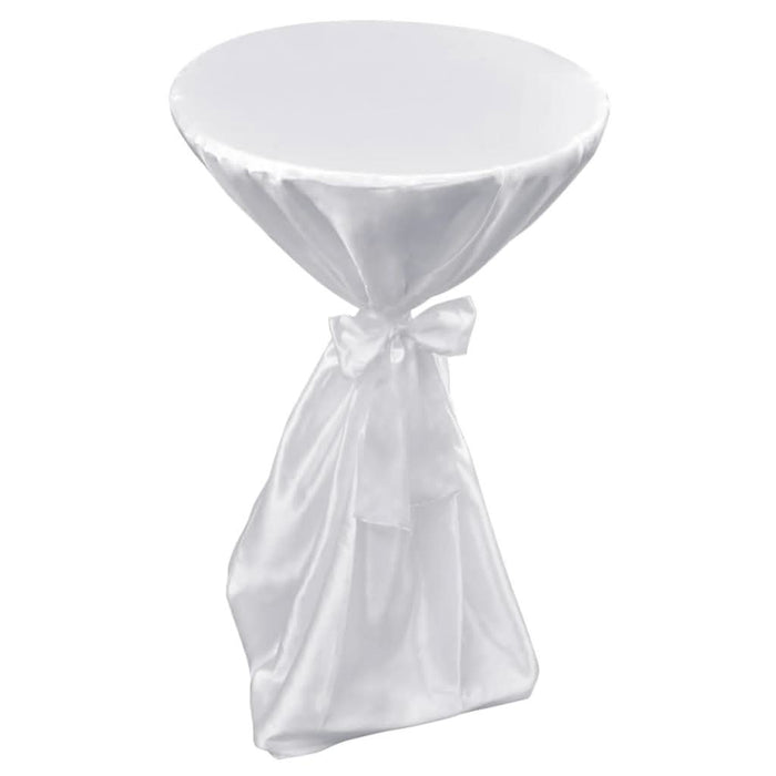 Husă de masă albă, 70 cm, cu fundă, 2 buc - WALTI WALTI