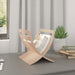 Suport din lemn pentru reviste, vertical, natural - WALTI WALTI