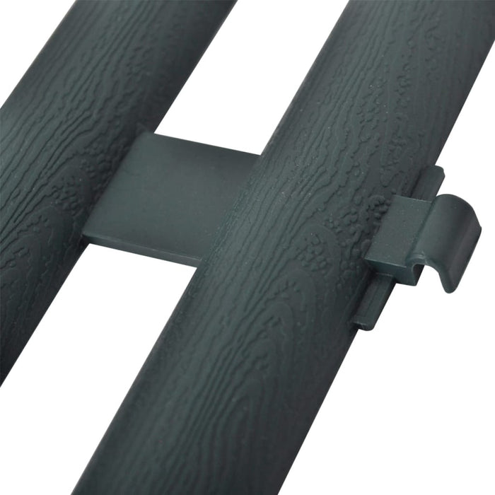 Gard despărțitor de peluză, 17 buc., verde, 10 m - WALTI WALTI