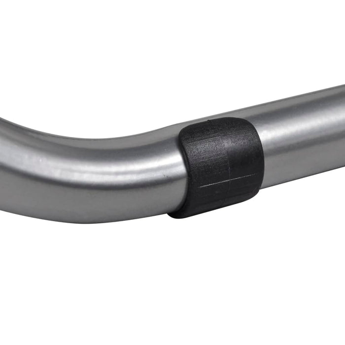 Scaune bucătărie pliabile 6 buc, negru, piele ecologică & oțel - WALTI WALTI