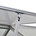 Seră din aluminiu ranforsat cu cadru la bază, 6,05 m² - WALTI WALTI