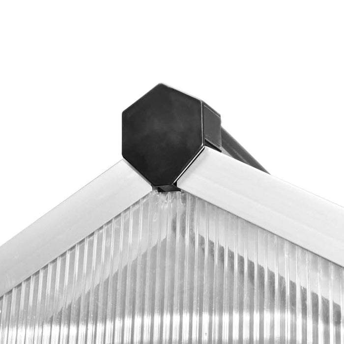 Seră din aluminiu ranforsat cu cadru la bază, 6,05 m² - WALTI WALTI