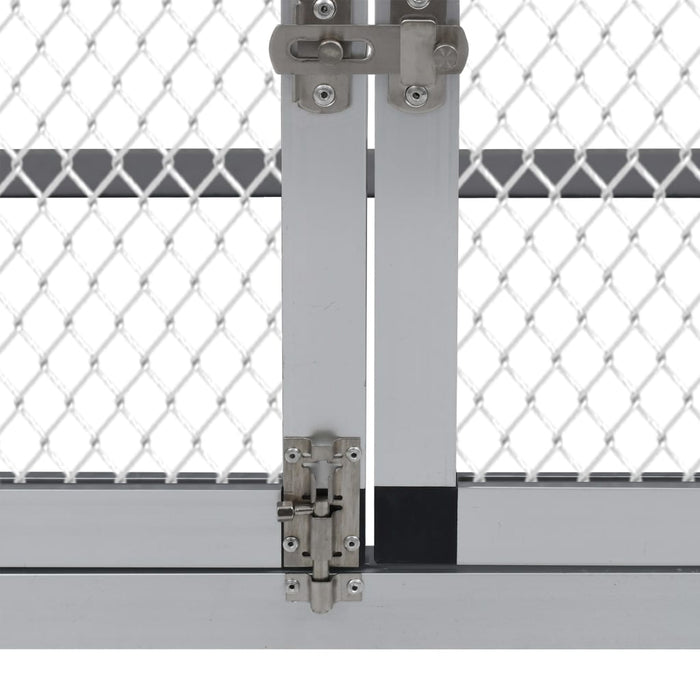 41323 vidaXL Coteț de găini cu zonă de mișcare și repaus aluminiu - WALTI WALTI