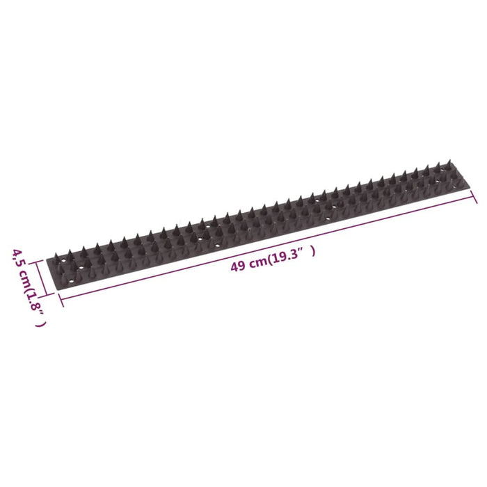 Set 20 țepi anti păsări 49 x 4,5 x 1,7 cm - WALTI WALTI