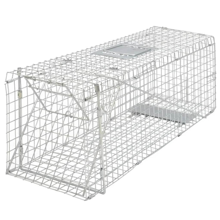 Cușcă galvanizată tip capcană, 80 cm - WALTI WALTI