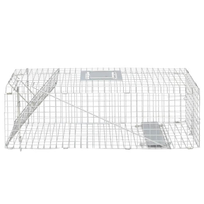 Cușcă galvanizată tip capcană, 80 cm - WALTI WALTI