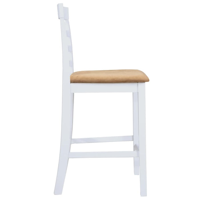 Set mobilier de bar din lemn, masă și 4 scaune, alb - WALTI WALTI