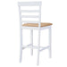 Set mobilier de bar din lemn, masă și 4 scaune, alb - WALTI WALTI