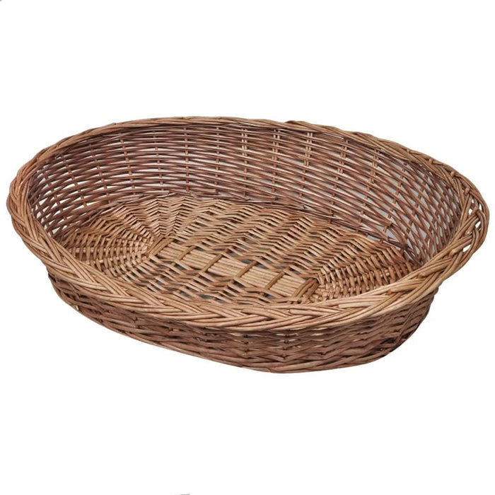 Coș pentru câini/Pat pentru animale de casă, 90 cm, răchită - WALTI WALTI