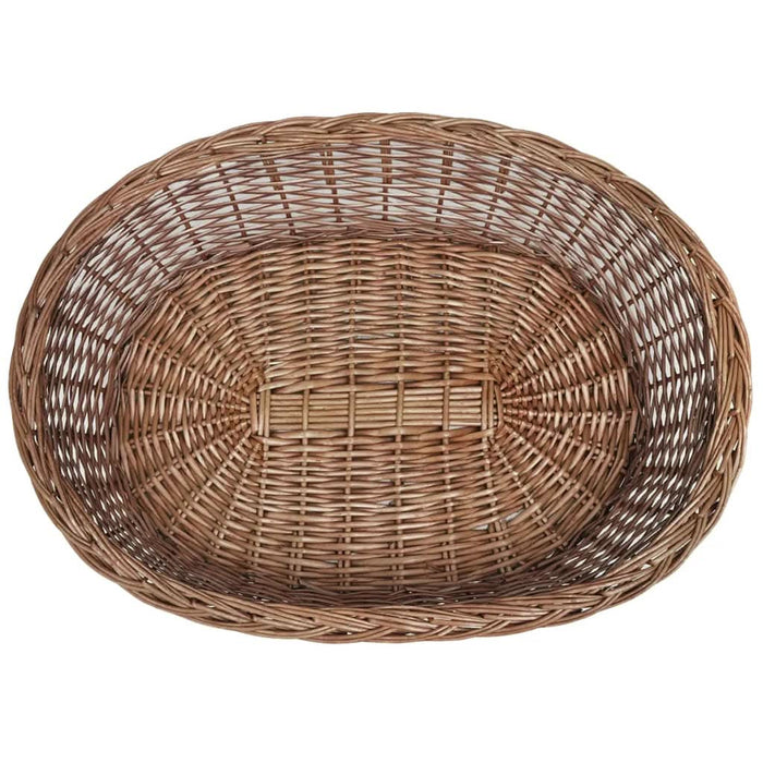 Coș pentru câini/Pat pentru animale de casă, 90 cm, răchită - WALTI WALTI