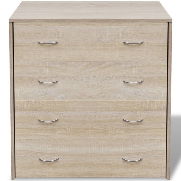 Servantă cu 4 sertare, 60 x 30,5 x 71 cm, culoare stejar - WALTI WALTI
