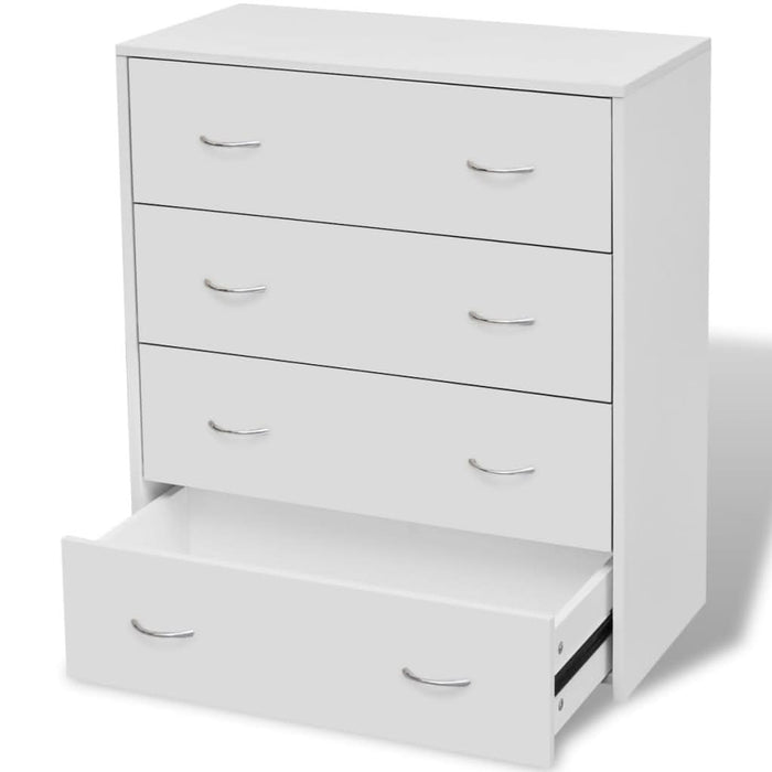 Bufet cu 4 sertare, 60 x 30,5 x 71 cm, alb - WALTI WALTI