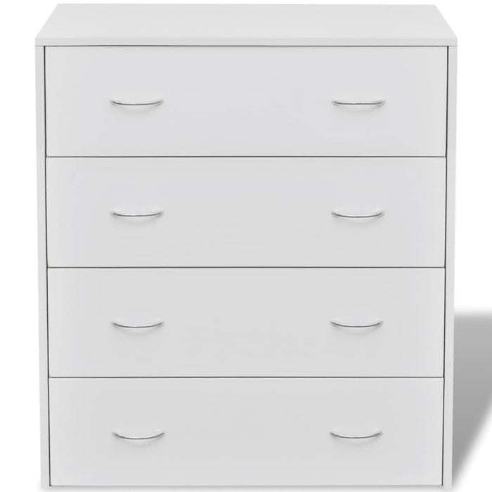Bufet cu 4 sertare, 60 x 30,5 x 71 cm, alb - WALTI WALTI