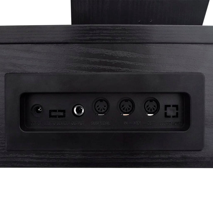 Pian digital cu 88 de clape, cu pedale, placă melamină, negru - WALTI WALTI