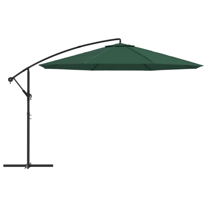 Umbrelă de soare suspendată 3,5 m, Verde - WALTI WALTI