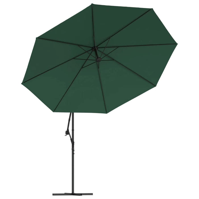 Umbrelă de soare suspendată 3,5 m, Verde - WALTI WALTI