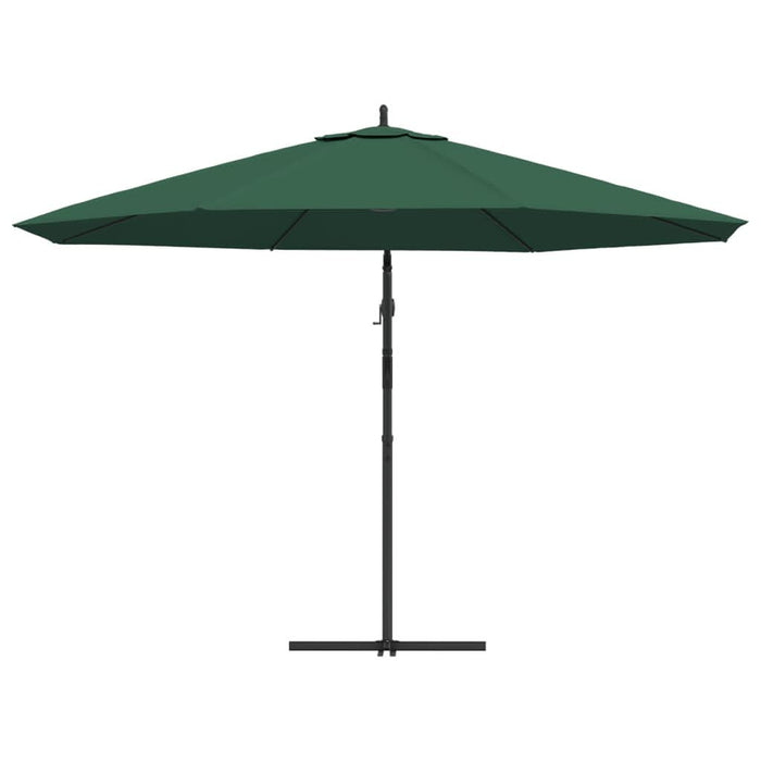 Umbrelă de soare suspendată 3,5 m, Verde - WALTI WALTI
