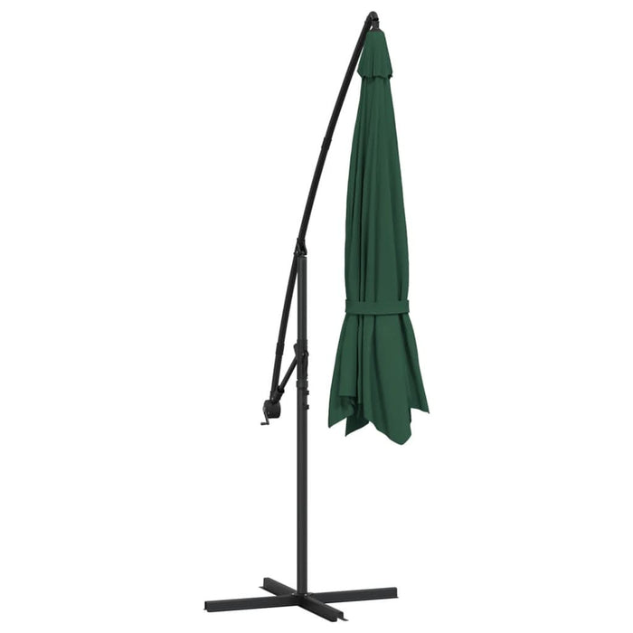Umbrelă de soare suspendată 3,5 m, Verde - WALTI WALTI
