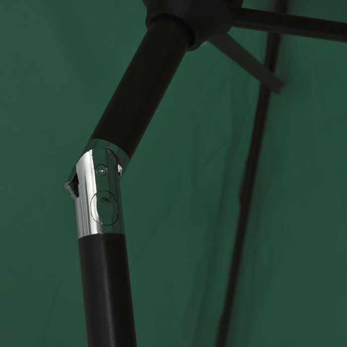 Umbrelă de soare cu LED 3 m, Verde - WALTI WALTI