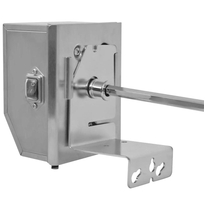 Rotisor cu motor profesional pentru BBQ, oțel, 900 mm - WALTI WALTI