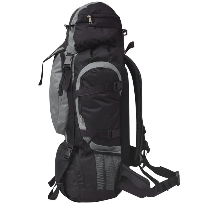 Rucsac pentru drumeții XXL, 75 L, Negru și gri - WALTI WALTI
