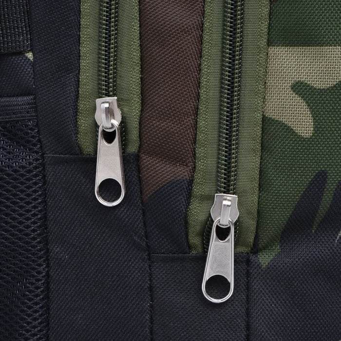 Rucsac pentru școală 40 L, negru și camuflaj - WALTI WALTI