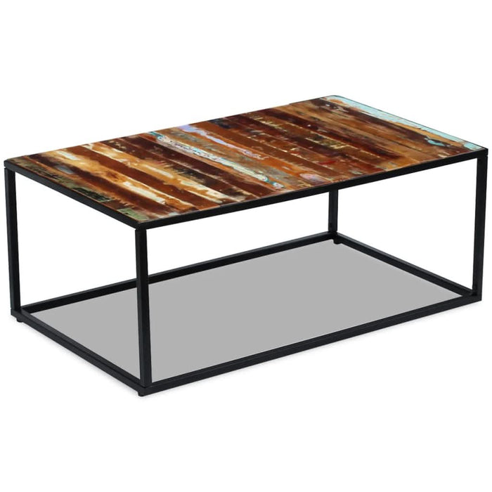 Măsuță de cafea, 100 x 60 x 40 cm, lemn masiv reciclat - WALTI WALTI