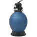 Filtru cu nisip pentru piscină supapă 6 poziții albastru 460 mm - WALTI WALTI