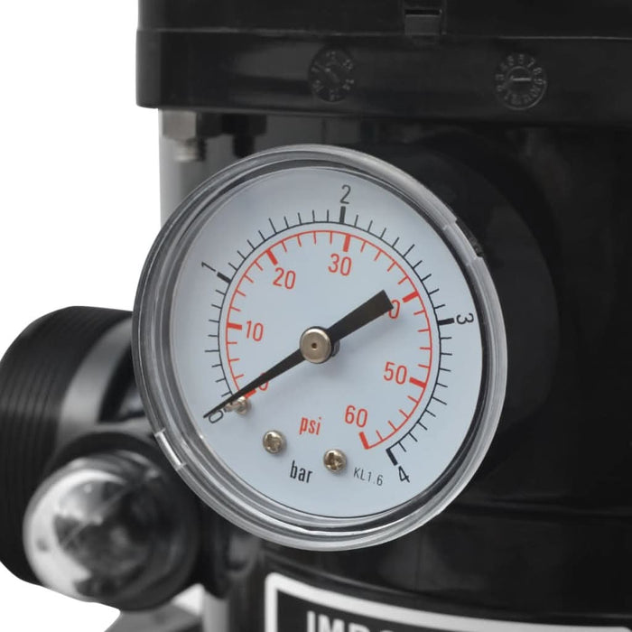 Filtru cu nisip pentru piscină supapă 6 poziții albastru 460 mm - WALTI WALTI