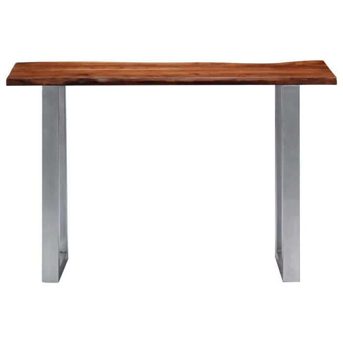 Masă consolă, 115x35x76 cm, lemn masiv de acacia și fier - WALTI WALTI