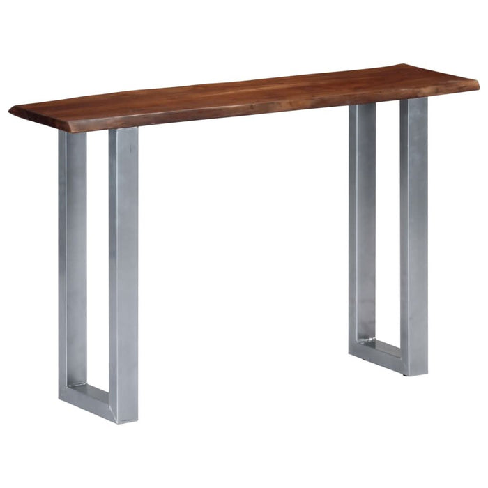 Masă consolă, 115x35x76 cm, lemn masiv de acacia și fier - WALTI WALTI