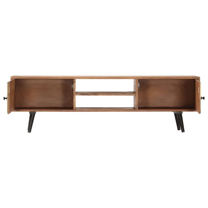 Comodă TV, 140x30x40 cm, lemn masiv de acacia - WALTI WALTI