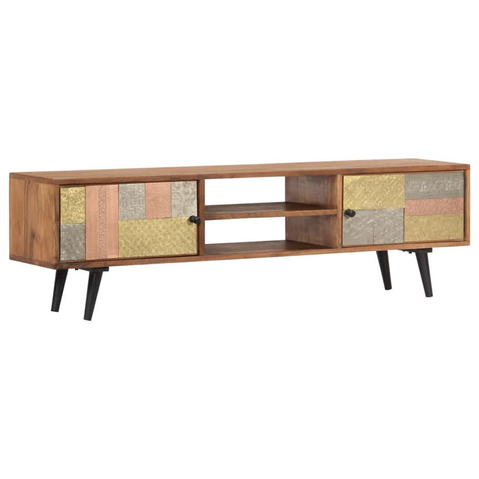 Comodă TV, 140x30x40 cm, lemn masiv de acacia - WALTI WALTI