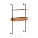 Birou de perete, 90 x 40 x 170 cm, lemn masiv de acacia - WALTI WALTI
