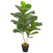 Plantă artificială ficus cu ghiveci, verde, 90 cm - WALTI WALTI