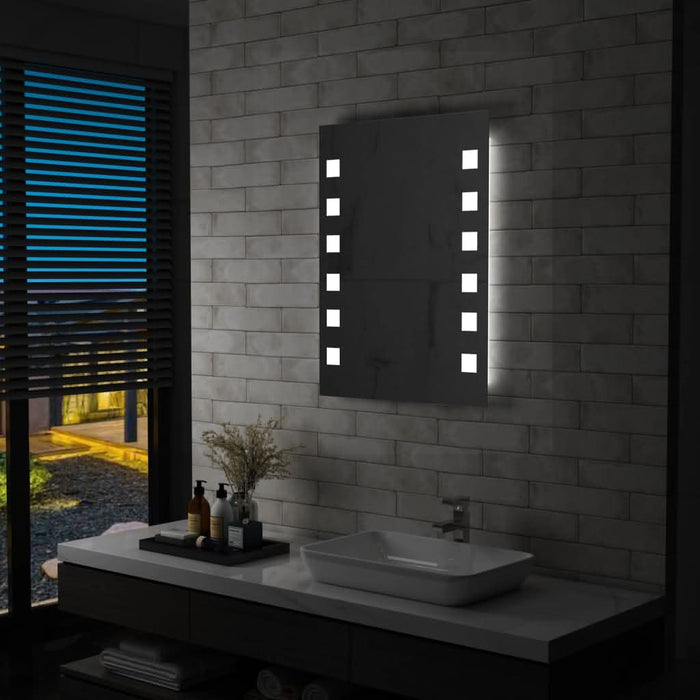 Oglindă cu LED de perete de baie, 60 x 80 cm - WALTI WALTI