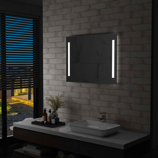 Oglindă cu LED de perete pentru baie, 80 x 60 cm - WALTI WALTI